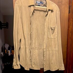 Polo by Ralph Lauren Tan Lightweight suede Jacket